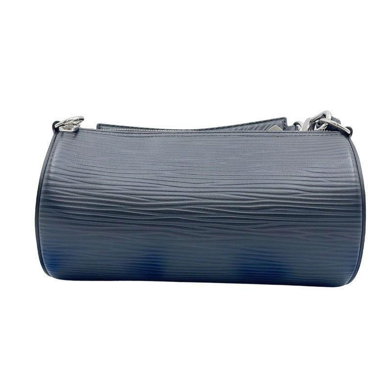 LOUIS VUITTON ルイヴィトン ハンドバッグ ソフト･ポロションPM M24324 ブラック エピ ユニセックス 2WAY シルバー金具 超美品