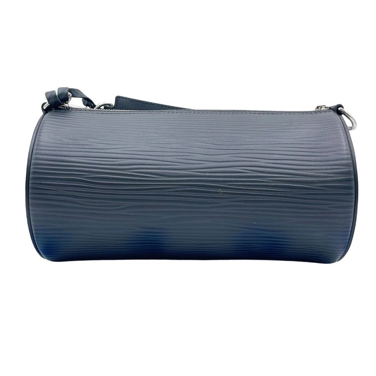 LOUIS VUITTON ルイヴィトン ハンドバッグ ソフト･ポロションPM M24324 ブラック エピ ユニセックス 2WAY シルバー金具 超美品