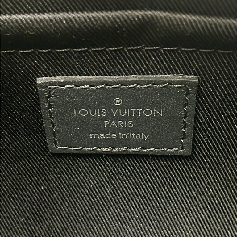 LOUIS VUITTON ルイヴィトン ハンドバッグ ソフト･ポロションPM M24324 ブラック エピ ユニセックス 2WAY シルバー金具 超美品