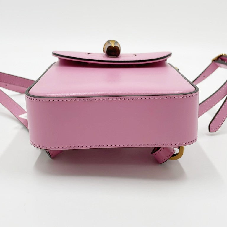 GUCCI グッチ ハンドバッグ バンブーライン 702106 ピンク カーフ レディース 3WAY 超美品