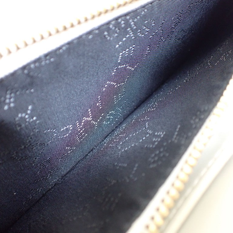 STELLA McCARTNEY ステラマッカートニー 財布 700251 W8856 ブラック ポリウレタン ユニセックス ラウンドファスナー長財布 パンチング ゴールド金具 美品