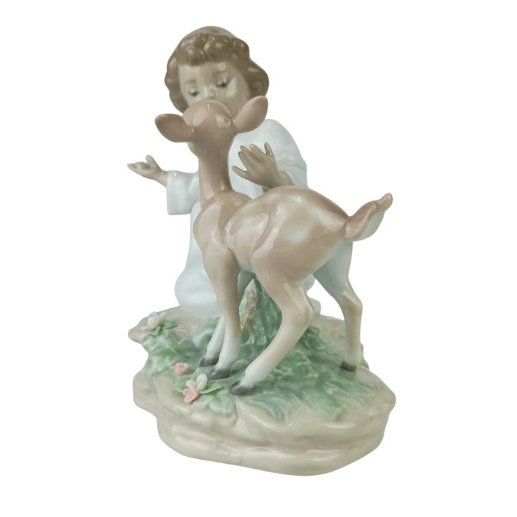 LLADRO リヤドロ 置物 平和の王国 (導く子ども) 6928 マルチカラー ポーセリン ユニセックス 絶版 美品