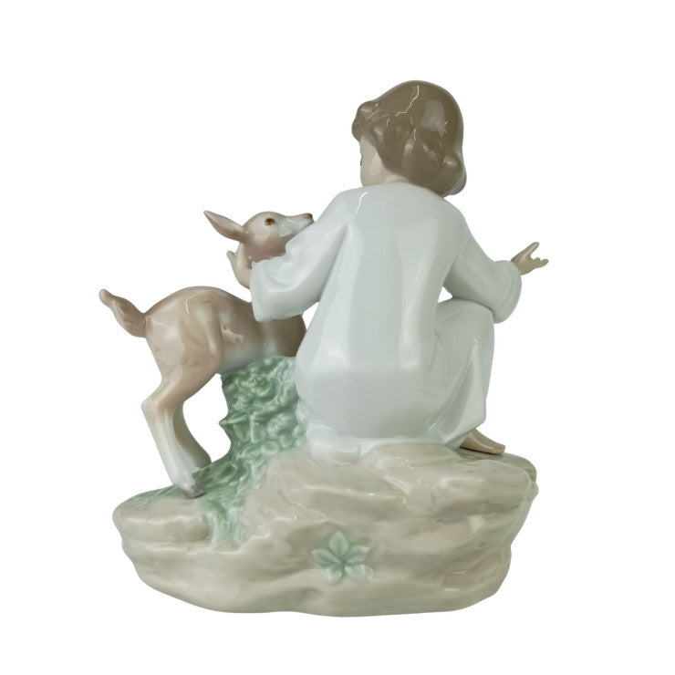 LLADRO リヤドロ 置物 平和の王国 (導く子ども) 6928 マルチカラー ポーセリン ユニセックス 絶版 美品
