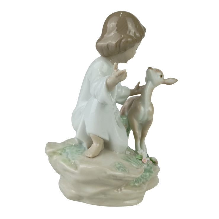 LLADRO リヤドロ 置物 平和の王国 (導く子ども) 6928 マルチカラー ポーセリン ユニセックス 絶版 美品