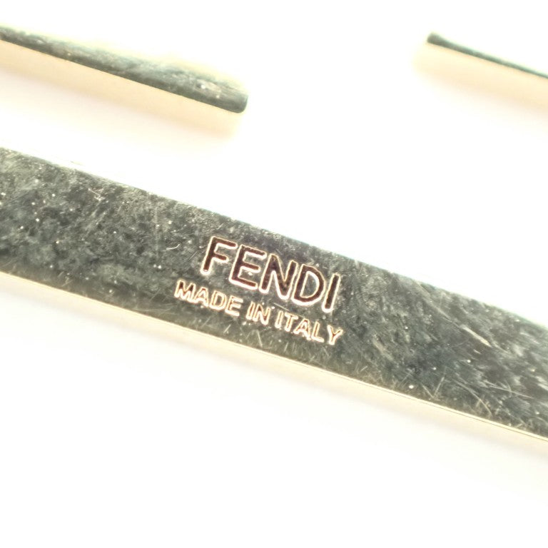 FENDI フェンディ ネックレス エフ イズ 8AH591 ゴールド メタル レディース 美品