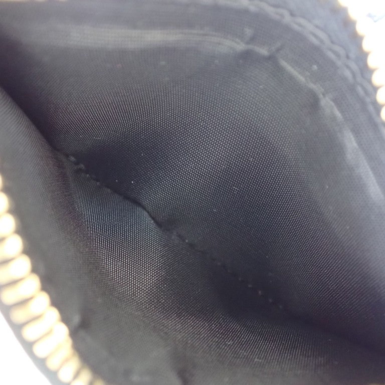 VALENTINO GARAVANI ヴァレンティノ ガラヴァーニ 財布 Vロゴ ブラック レザー ユニセックス 三つ折り財布 ゴールド金具 美品