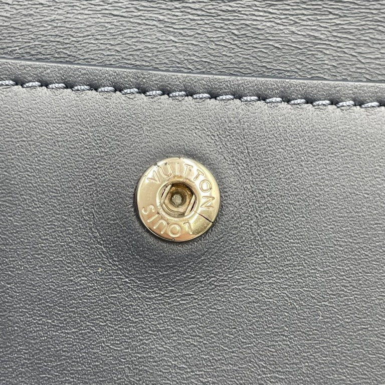 LOUIS VUITTON ルイヴィトン 財布 ジッピー･コンパクトウォレット M80461 ブルー系 モノグラムウォーターカラー メンズ ラウンドファスナー 二つ折り財布 シルバー金具 美品