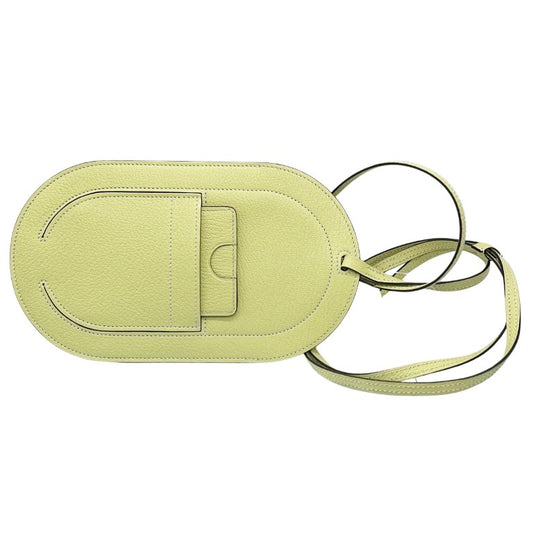 HERMES エルメス スマートフォンケース ポーチ インザループトゥーゴーGM イエロー系 シェーブル レディース 美品