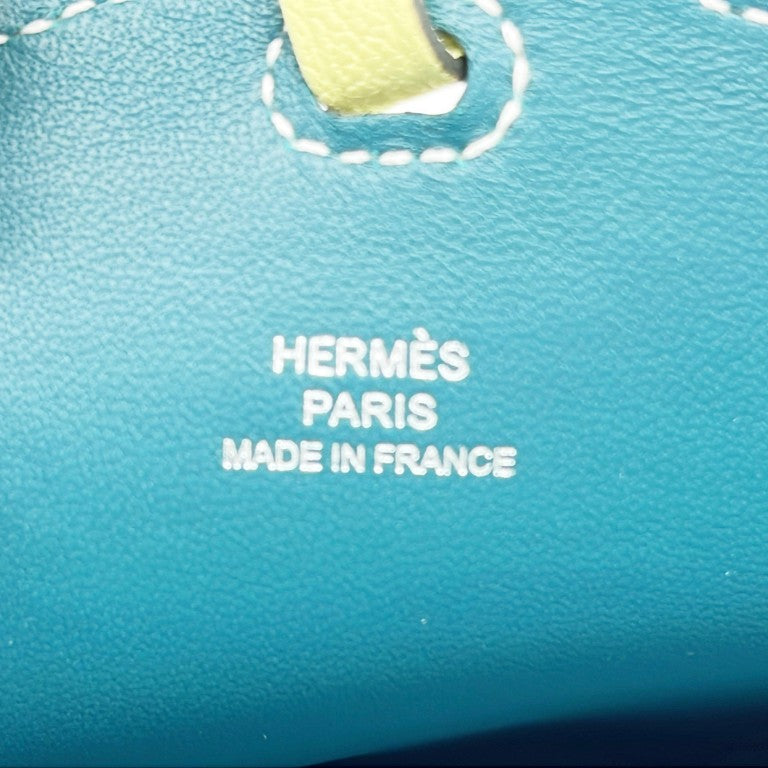HERMES エルメス スマートフォンケース ポーチ インザループトゥーゴーGM イエロー系 シェーブル レディース 美品