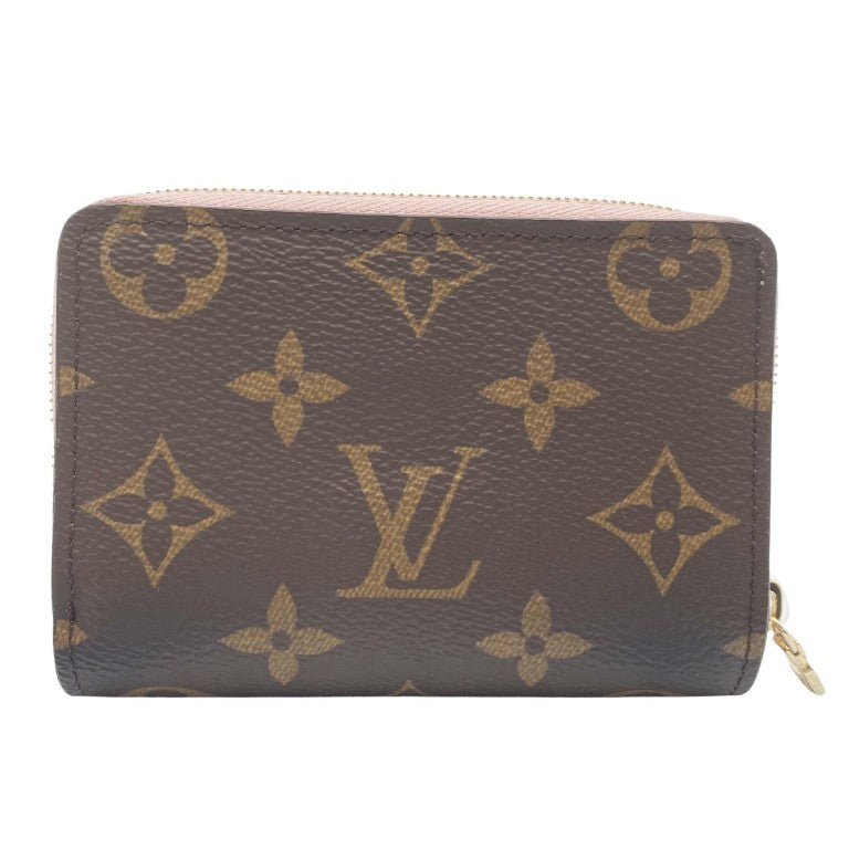 LOUIS VUITTON ルイヴィトン 財布 ポルトフォイユ･ルー M82378 ローズバレリーヌ モノグラム レディース 二つ折り財布 美品