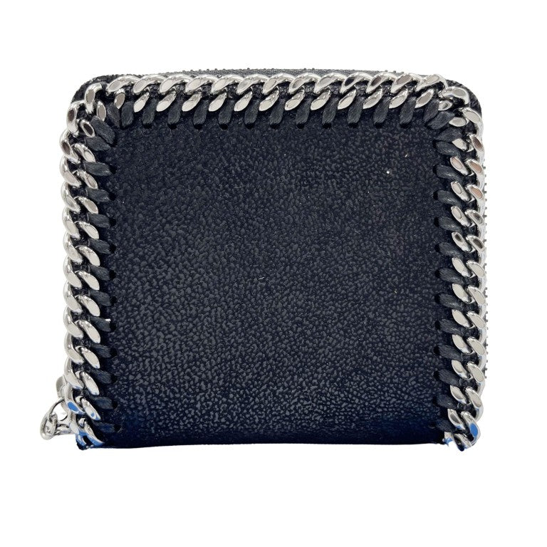 STELLA McCARTNEY ステラマッカートニー 財布 ファラベラ 581236 W9132 ブラック ポリエステル レディース 2つ折り財布 美品