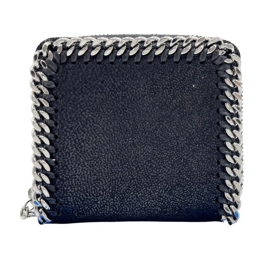STELLA McCARTNEY ステラマッカートニー 財布 ファラベラ 581236 W9132 ブラック ポリエステル レディース 2つ折り財布 美品