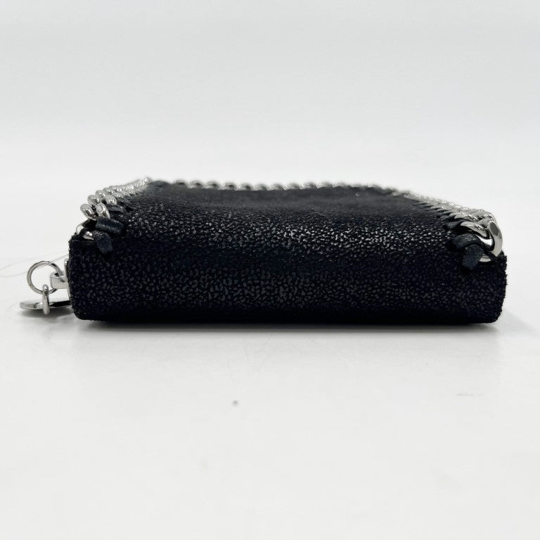STELLA McCARTNEY ステラマッカートニー 財布 ファラベラ 581236 W9132 ブラック ポリエステル レディース 2つ折り財布 美品