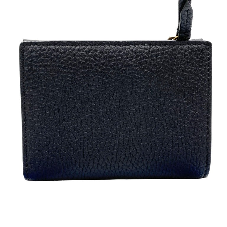 GUCCI グッチ 財布 インターロッキングG 750459 ブラック レザー レディース 2つ折り財布 新品未使用展示品