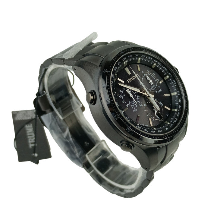 TRUME トゥルーム 時計 C Collection TRMB5002 ブラック セラミックス チタン メンズ EPSON エプソン アナログ 新品未使用展示品