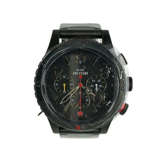 NIXON ニクソン 時計 THE 4820 CHRONO A4861320 ブラック ステンレススチール メンズ アナログ 新古未使用展示品