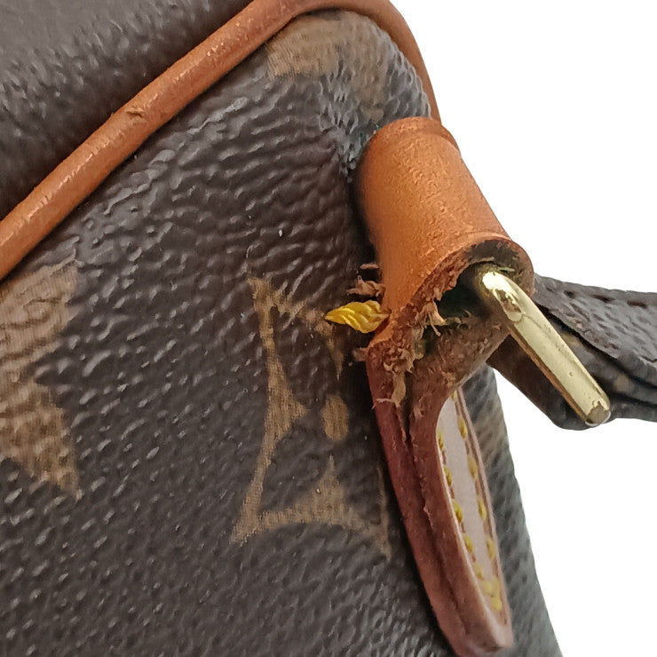 LOUIS VUITTON ルイヴィトン ショルダーバッグ モノグラム マルリー バンドリエール M51828 ブラウン PVC レザー ユニセックス ポシェット 美品