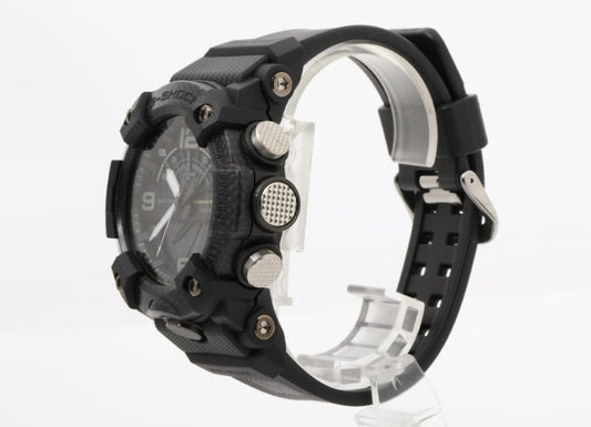 CASIO カシオ 腕時計 GSHOCK MASTER OF G LAND MUDMASTER GGB100XMB1AJF ブラック カーボン ステンレススチール 樹脂 メンズ アナデジ 美品