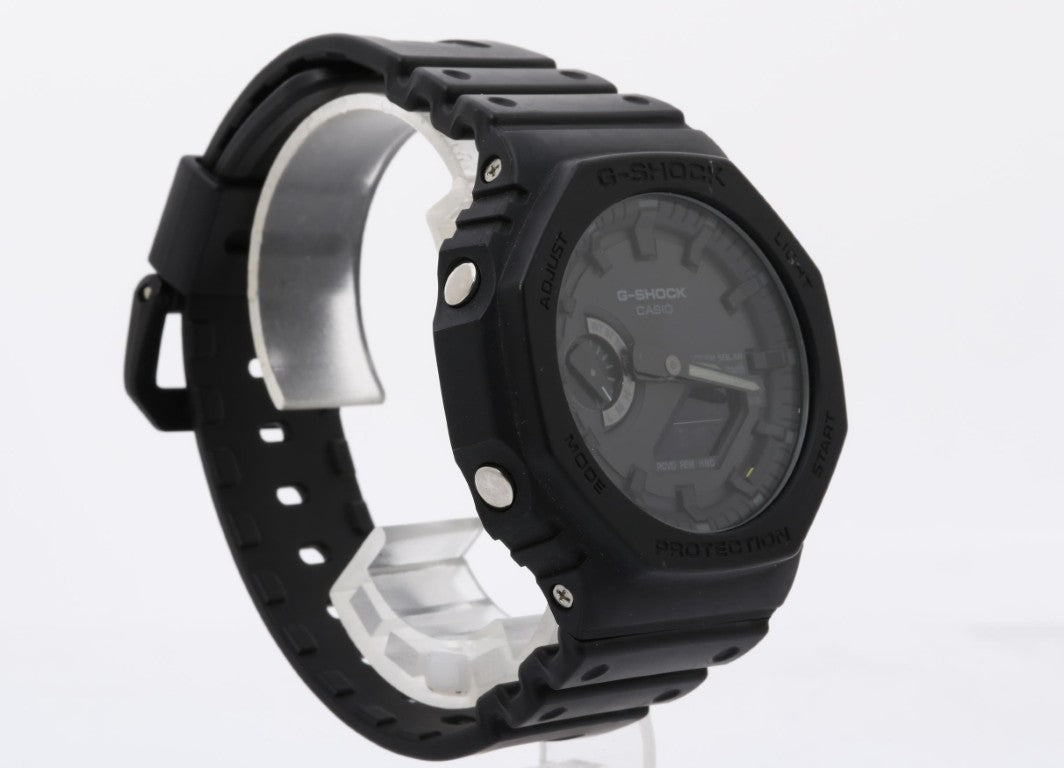 CASIO カシオ 腕時計 GSHOCK ANALOGDIGITAL 2100 Series GAB21001A1JF ブラック カーボン／樹脂 メンズ アナデジ 美品
