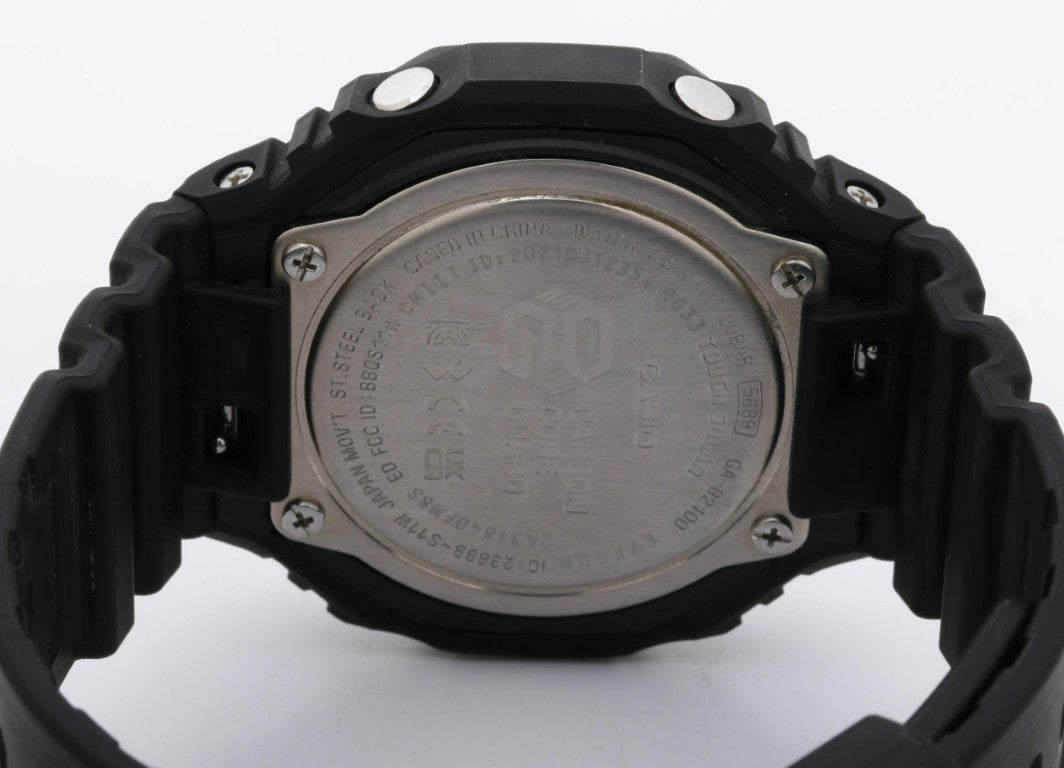 CASIO カシオ 腕時計 GSHOCK ANALOGDIGITAL 2100 Series GAB21001A1JF ブラック カーボン／樹脂 メンズ アナデジ 美品