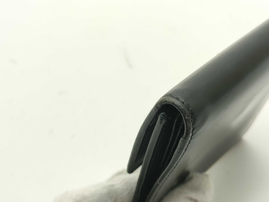 Cartier カルティエ 財布 パンテール ブラック レザー レディース 三つ折り 財布 ゴールド金具