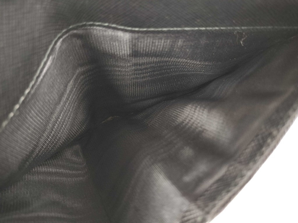 PRADA プラダ 財布 トライアングルロゴ ブラック ナイロン ユニセックス Wホック 二つ折り財布 三角ロゴマーク