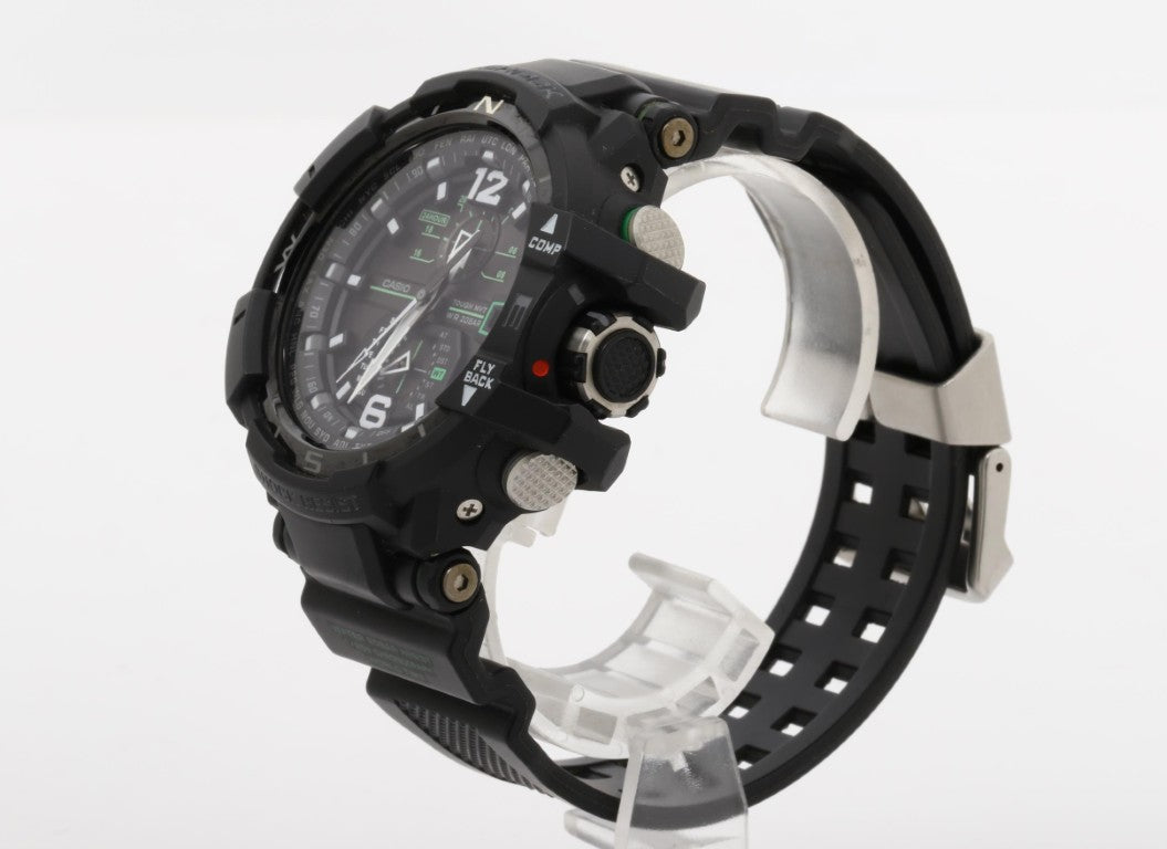 CASIO カシオ 腕時計 G-SHOCK MASTER OF G - AIR GRAVITYMASTER GW-A1100-1A3JF ブラック系 樹脂 メンズ アナログ 美品