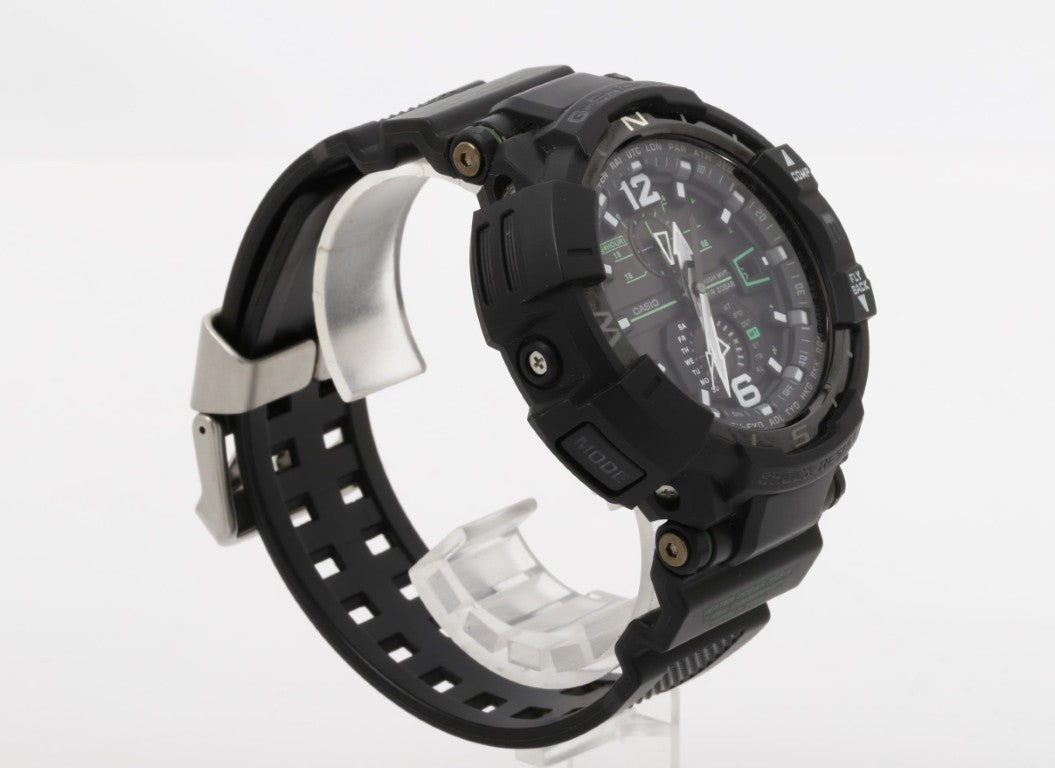 CASIO カシオ 腕時計 G-SHOCK MASTER OF G - AIR GRAVITYMASTER GW-A1100-1A3JF ブラック系 樹脂 メンズ アナログ 美品