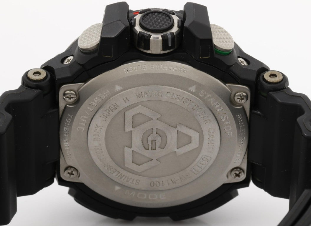 CASIO カシオ 腕時計 G-SHOCK MASTER OF G - AIR GRAVITYMASTER GW-A1100-1A3JF ブラック系 樹脂 メンズ アナログ 美品