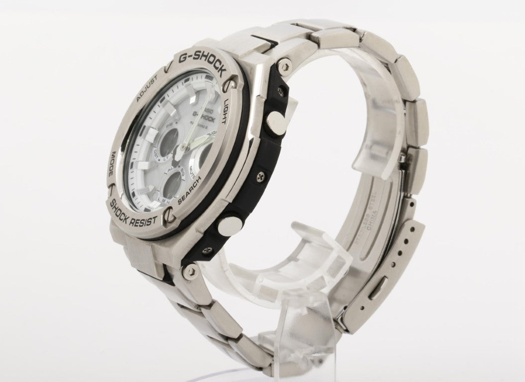 CASIO カシオ 腕時計 G-SHOCK G-STEEL GST-W100 Series GST-W110D-7AJF ホワイト シルバー系 樹脂／ステンレススチール メンズ アナデジ