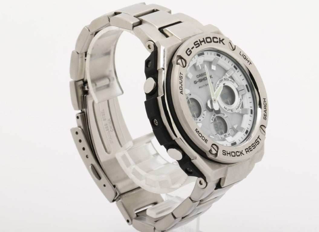 CASIO カシオ 腕時計 G-SHOCK G-STEEL GST-W100 Series GST-W110D-7AJF ホワイト シルバー系 樹脂／ステンレススチール メンズ アナデジ