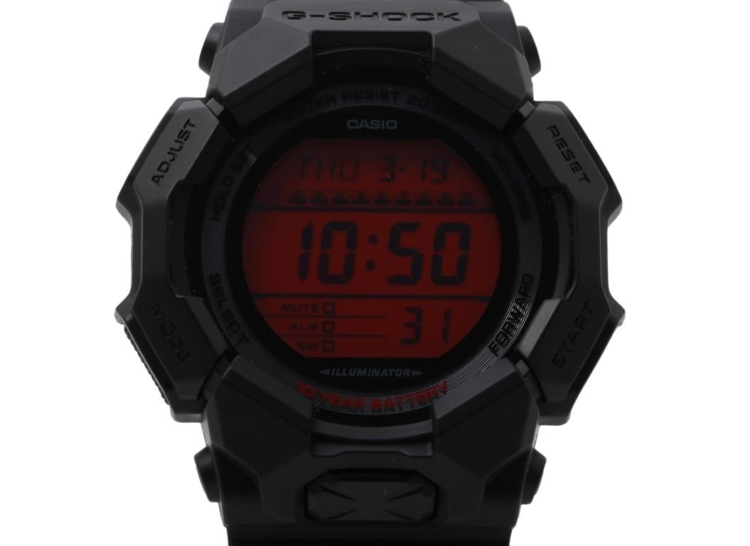 CASIO カシオ 腕時計 G-SHOCK DIGITAL GD-010 SERIES GD-010BBR-1JF レッド ブラック系 カーボン（バイオマスプラスチック）／樹脂（バイオマスプラスチック） メンズ デジタル 新品未使用展示品