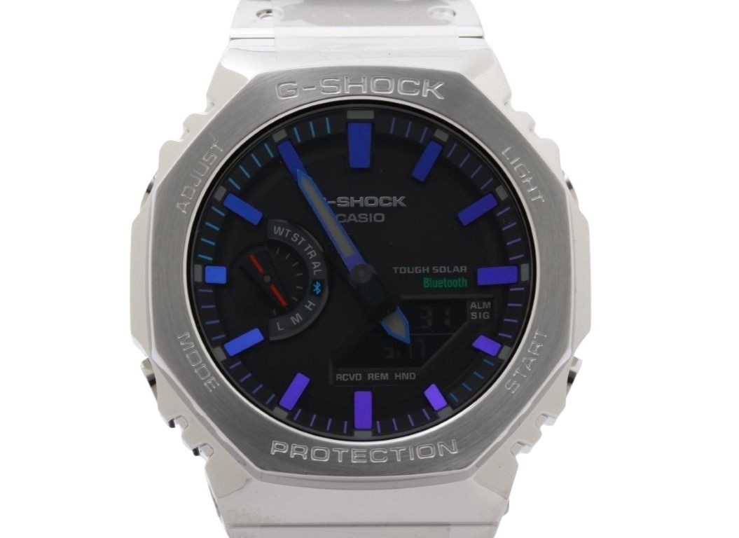 CASIO カシオ 腕時計 G-SHOCK FULL METAL 2100 Series GM-B2100PC-1AJF ブラック シルバー系 ステンレススチール メンズ アナデジ 新品未使用展示品