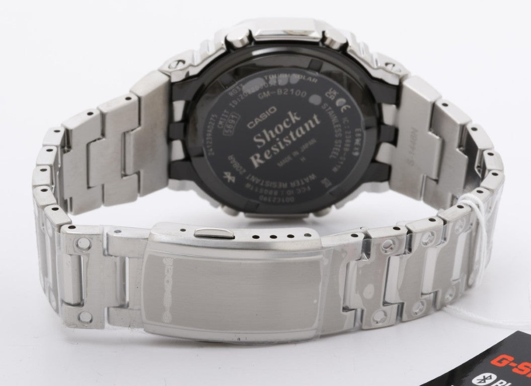 CASIO カシオ 腕時計 G-SHOCK FULL METAL 2100 Series GM-B2100PC-1AJF ブラック シルバー系 ステンレススチール メンズ アナデジ 新品未使用展示品