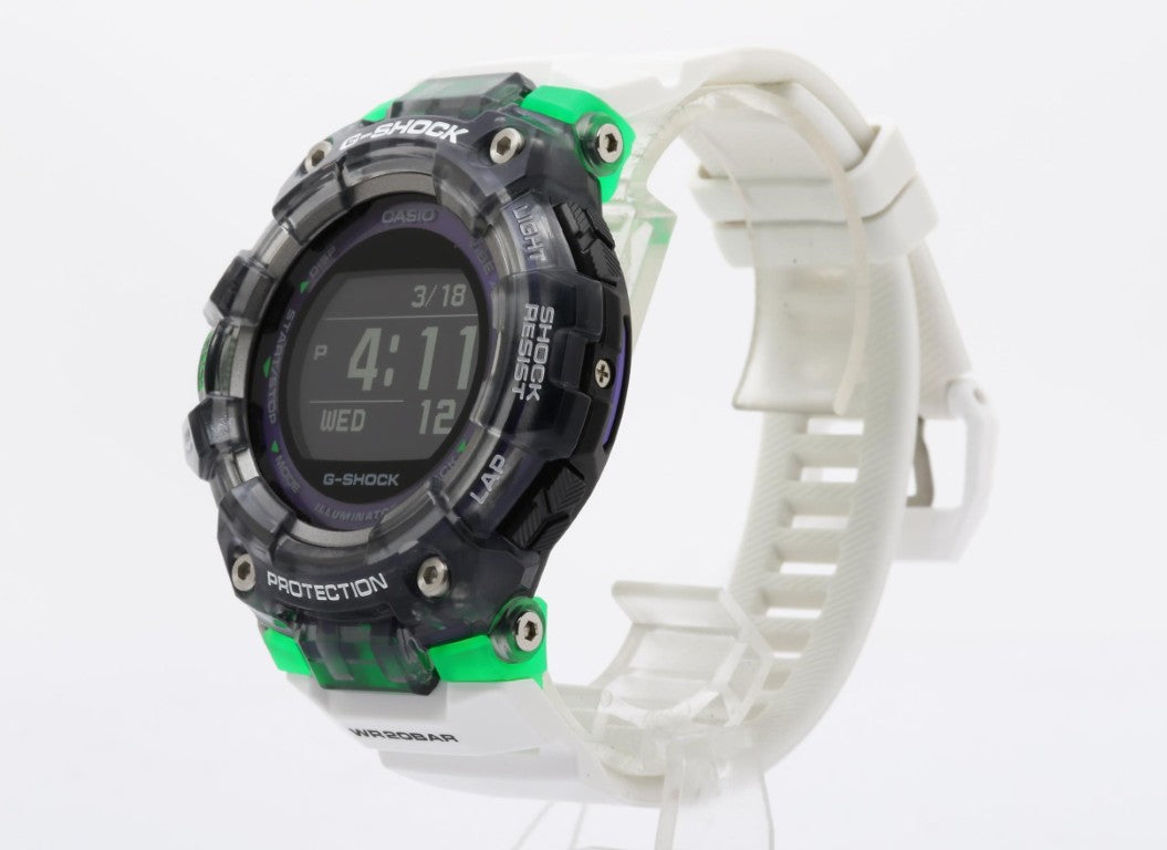 CASIO カシオ 腕時計 G-SHOCK G-SQUAD GBD-100 SERIES GBD-100SM-1A7 ブラック グリーン ホワイト系 樹脂 メンズ デジタル 新品未使用展示品