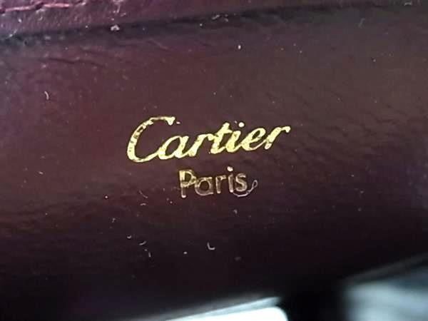 Cartier カルティエ シガレットケース マストライン 3184111 ボルドー系 レザー ユニセックス 煙草入れ 超美品