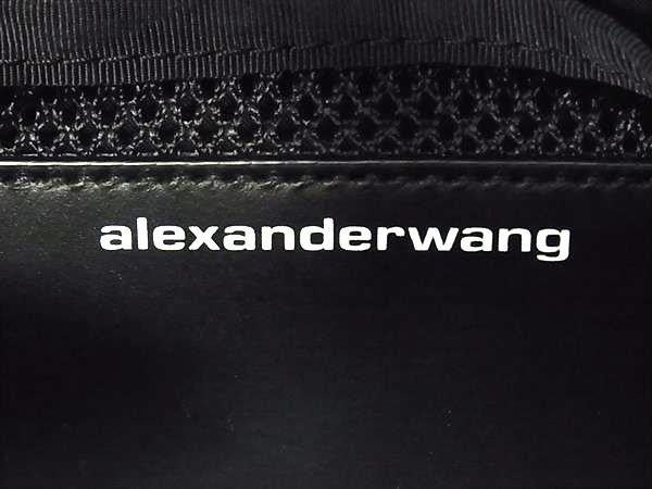 Alexander Wang アレキサンダーワン ショルダーバッグ カメラバッグ クリスタル ロゴ ブラック系 ナイロンキャンバス レディース 超美品