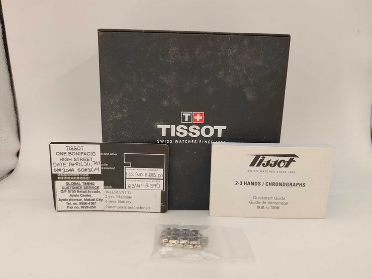 TISSOT ティソ 腕時計 カーソンプレミアム T122210A シルバー系 ステンレス レディース クオーツ 美品