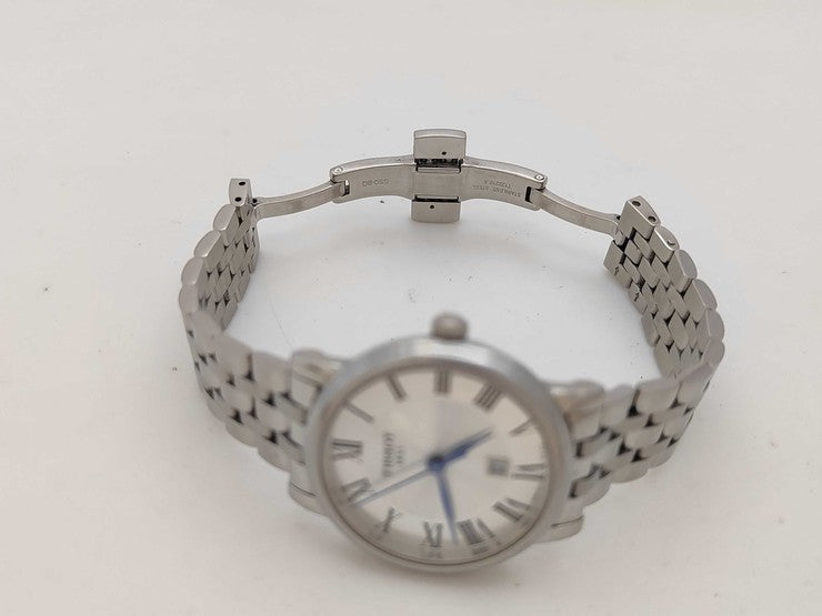 TISSOT ティソ 腕時計 カーソンプレミアム T122210A シルバー系 ステンレス レディース クオーツ 美品