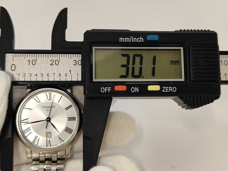 TISSOT ティソ 腕時計 カーソンプレミアム T122210A シルバー系 ステンレス レディース クオーツ 美品