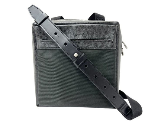 LOUIS VUITTON ルイヴィトン ショルダーバッグ サヤン M30902 アルドワーズ系 タイガ・レザー × ナイロンキャンバス メンズ