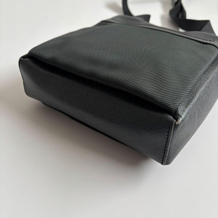 LOUIS VUITTON ルイヴィトン ショルダーバッグ サヤン M30902 アルドワーズ系 タイガ・レザー × ナイロンキャンバス メンズ