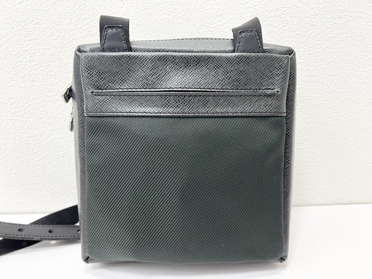 LOUIS VUITTON ルイヴィトン ショルダーバッグ サヤン M30902 アルドワーズ系 タイガ・レザー × ナイロンキャンバス メンズ