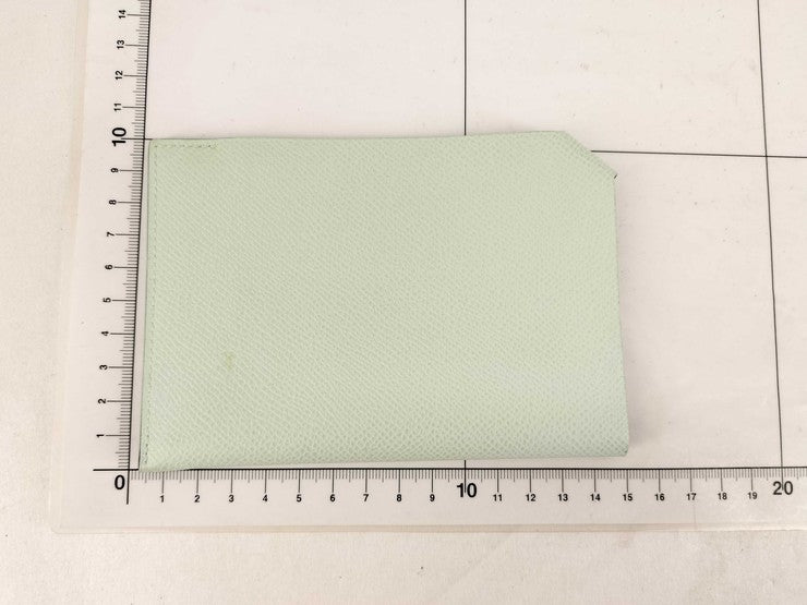 HERMES エルメス パスポートケース タルマック パスポートホルダー ヴェールフィズ系 シェーヴル ユニセックス パスポートカバー ターマックPM 美品