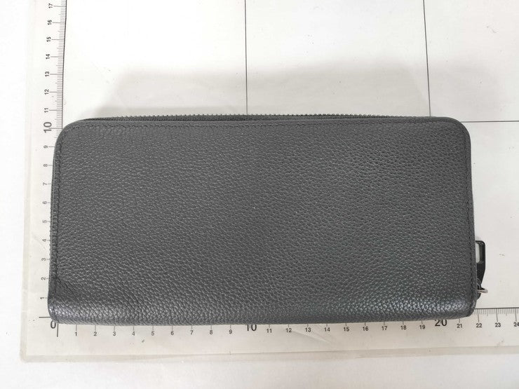 LOUIS VUITTON ルイヴィトン 長財布 LV アエログラム ジッピー ウォレット ホリゾンタル M25959 ブラック系 カーフレザー メンズ ラウンドファスナー ブラック金具 美品