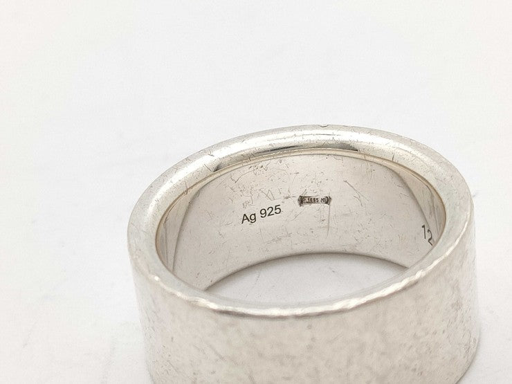 GUCCI グッチ 指輪 ロゴ リング シルバー系 Ag925 ユニセックス ヴィンテージ 美品