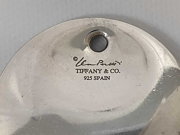 Tiffany&Co. ティファニー ペンダントトップ エルサペレッティ ラウンド シルバー系 SV925 ユニセックス 美品