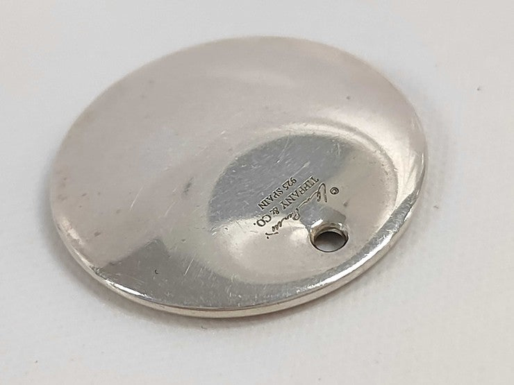 Tiffany&Co. ティファニー ペンダントトップ エルサペレッティ ラウンド シルバー系 SV925 ユニセックス 美品