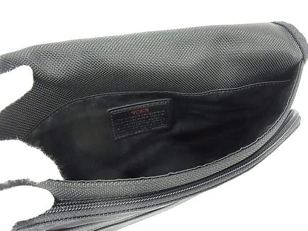 TUMI トゥミ ショルダーバッグ アルファ トラベル スモールフラップ クロスボディ 22105DH ブラック系 FXTバリスティックナイロン メンズ 美品