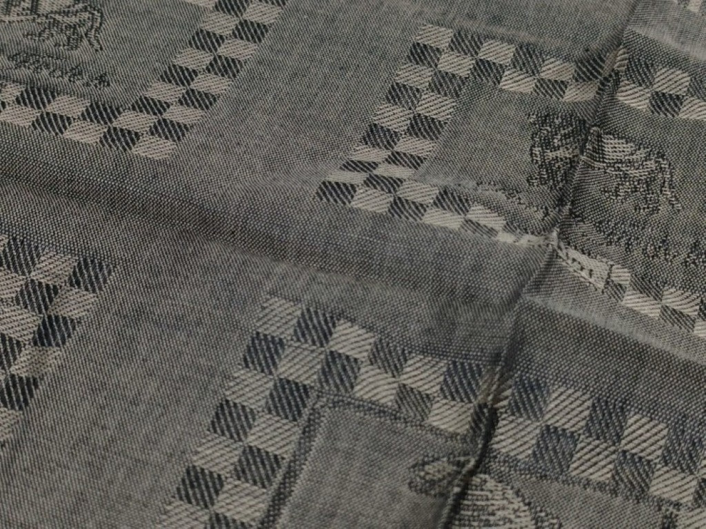 FENDI フェンディ ハンカチ ブラウン系 コットン ユニセックス アニマル柄 新品未使用展示品